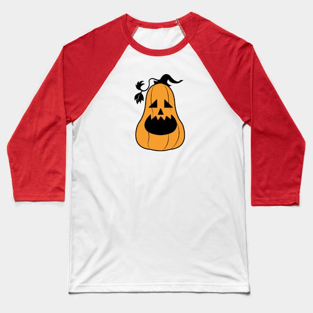 halloween pumpkin funny No.7 Baseball T-Shirt by JunThara